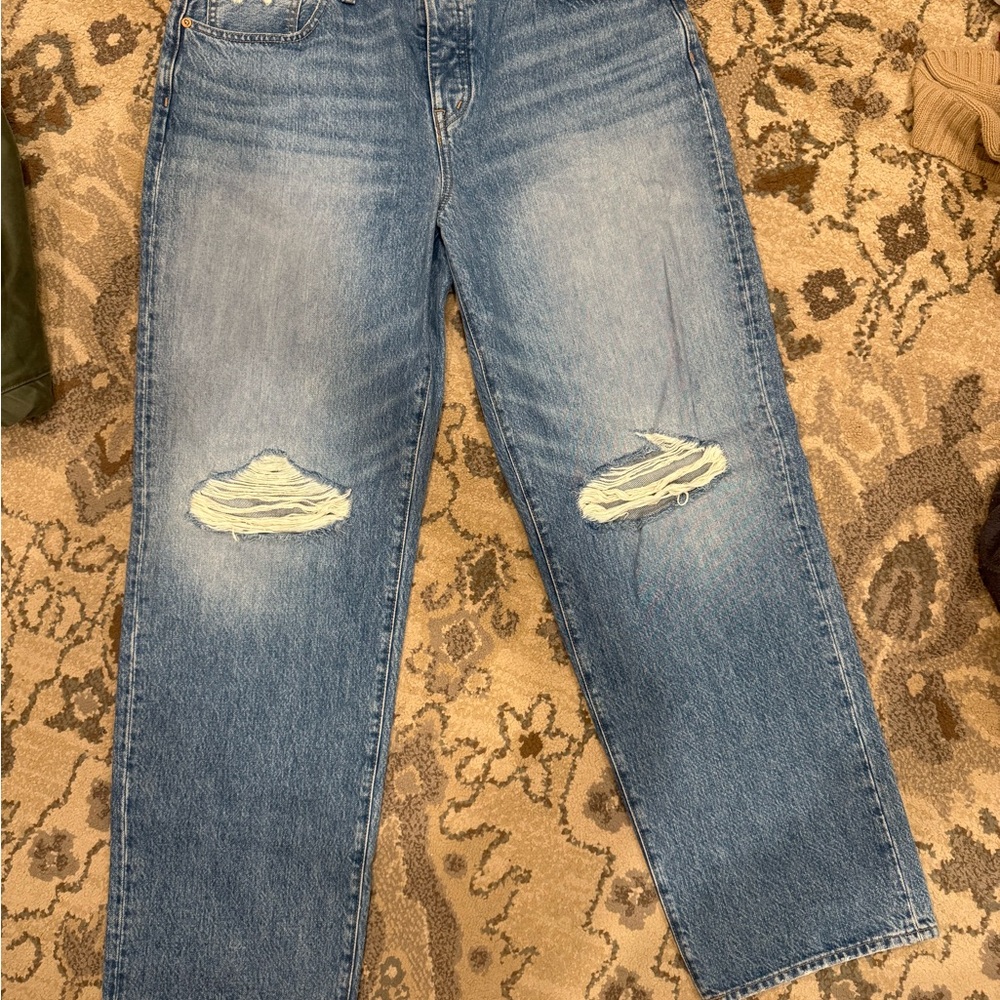 Madewell Low Slung Straight Jeans - Picture 4 of 5
